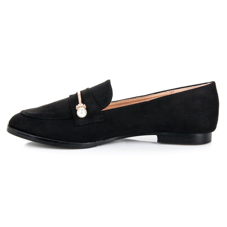 Seastar Loafers med perler sort 1
