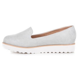 Seastar Slip-on platform sko grå 1