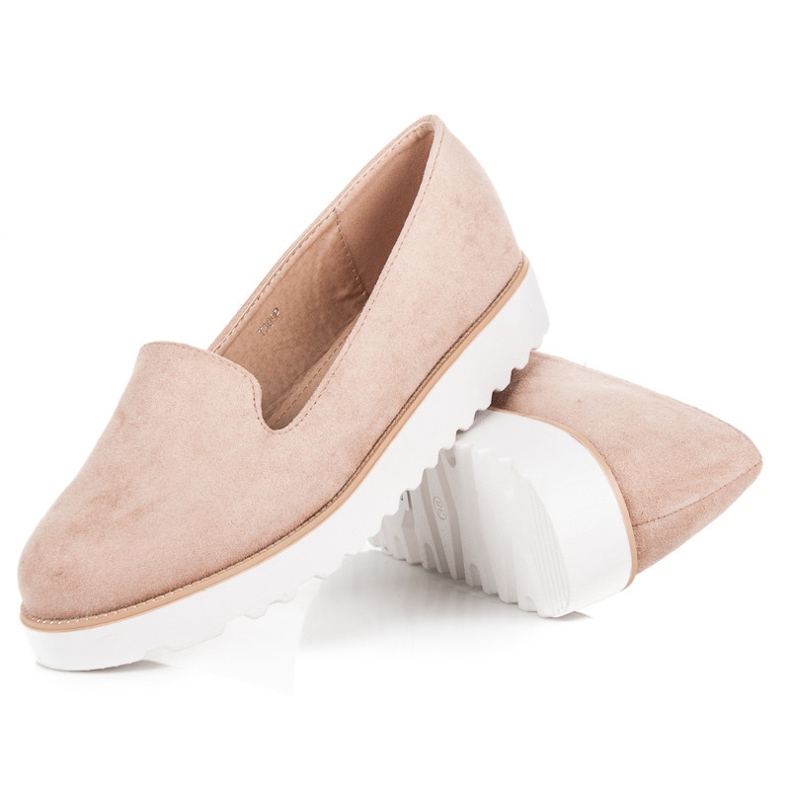 Seastar Slip-on platform sko lyserød 2