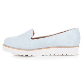 Seastar Slip-on platform sko blå 1