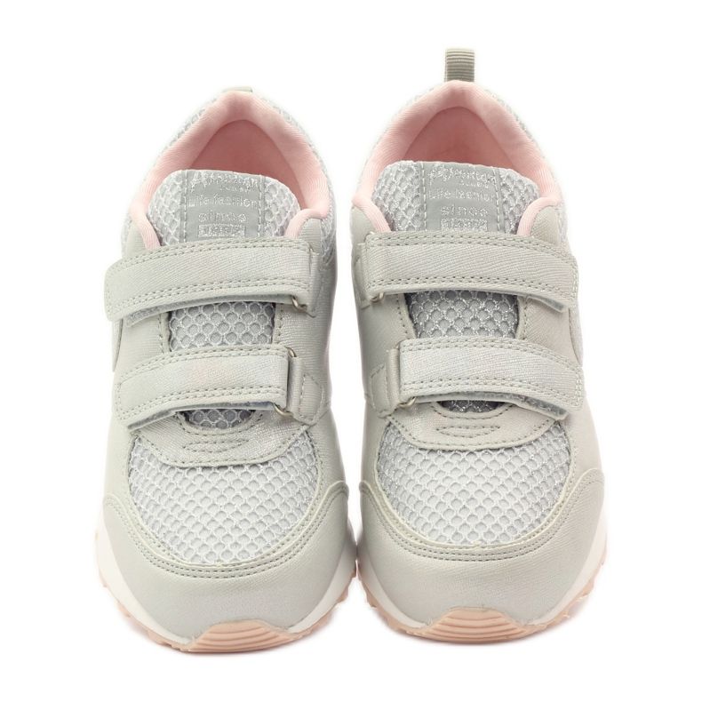 American Club Sport Velcro American 16211 sølv grå 4