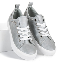 Seastar Dekorative grå sneakers 3