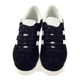 McKey Kvinders sportssko DSP135 sorte sneakers hvid 4