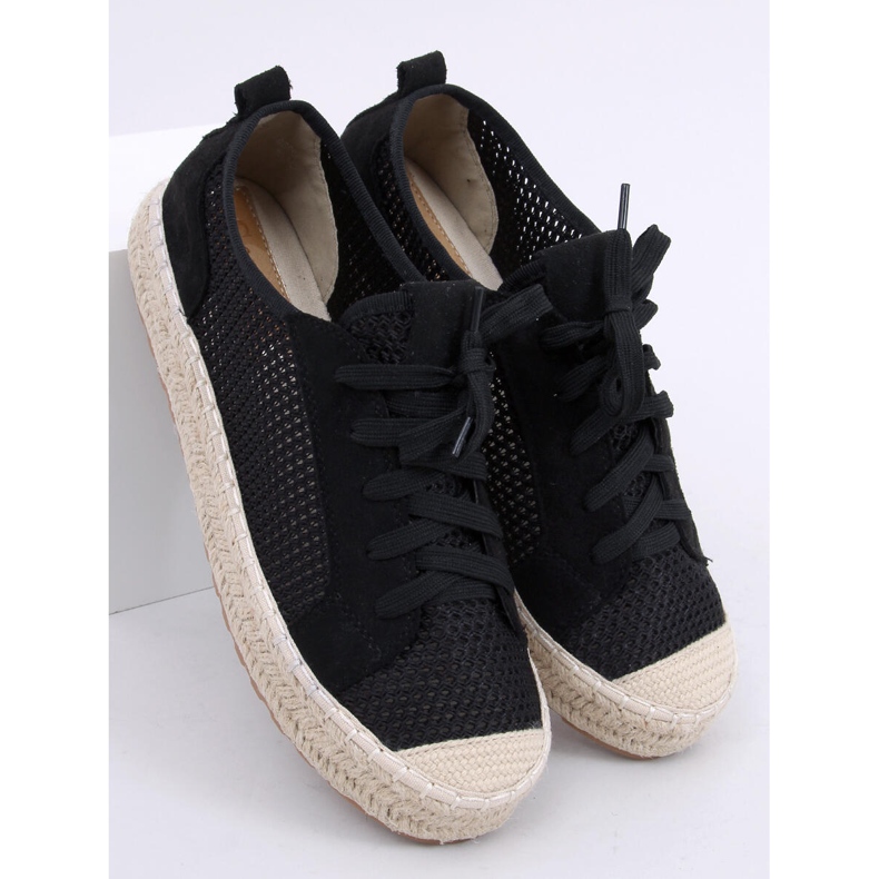 BM Sort BB06P Sorte espadrilles sneakers 1
