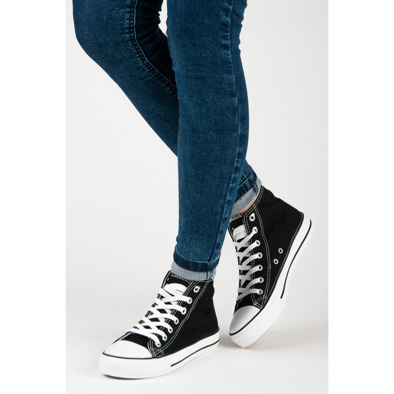 Seastar Høje sneakers til kvinder sort 2