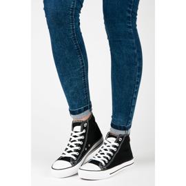 Seastar Sneakers med snøre over anklen sort 1