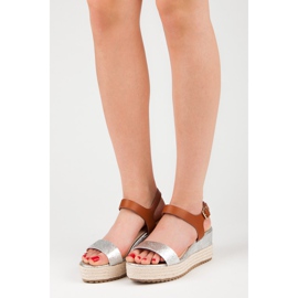 Seastar Wedge espadrilles sandaler grå 1