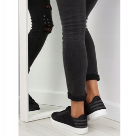 Sorte kvinders sneakers SU09p Sort 2