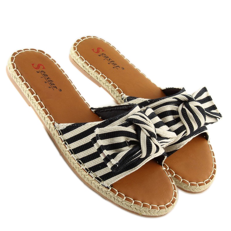 Sorte espadriller LL-133P Sort 1