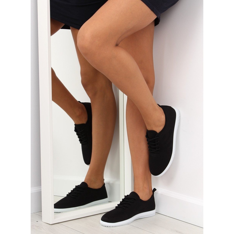 Sorte damesneakers LA10P Sort 1