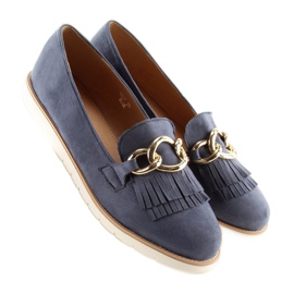 Loafers til kvinder marineblå G237 blå 1