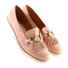 Pink loafers til kvinder G237 pink lyserød 1