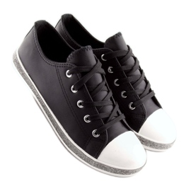 Sorte damesneakers BM1950 Sort 1