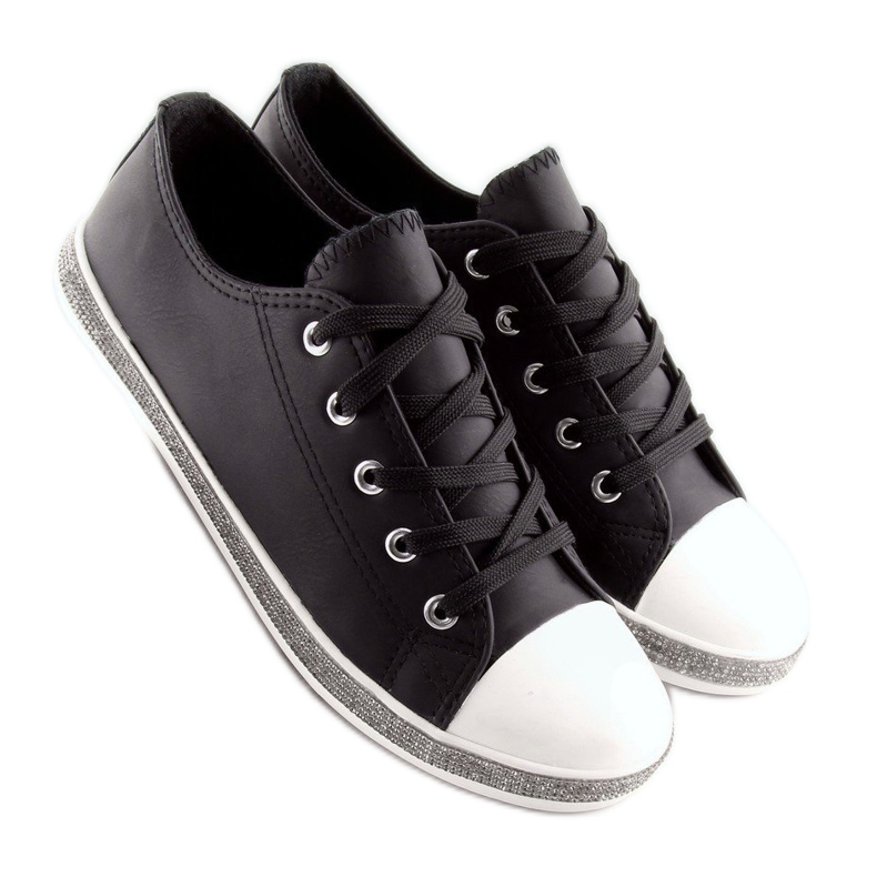 Sorte damesneakers BM1950 Sort 1