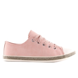Pink damesneakers BM1950 Pink lyserød 1