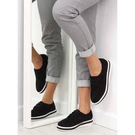Sorte loafers med sort snøre 1