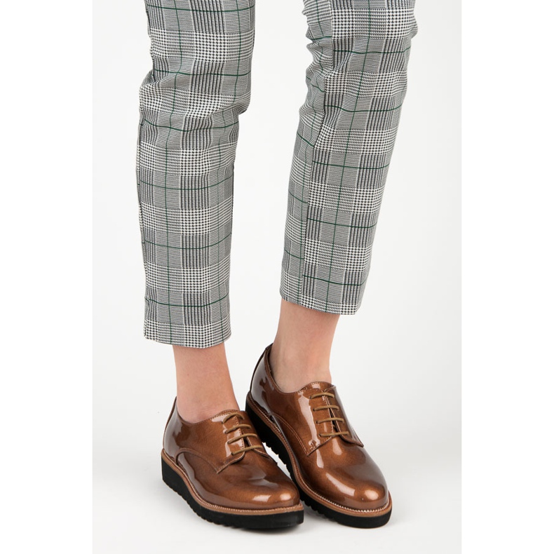 Kylie Lakerede brogues brun 1