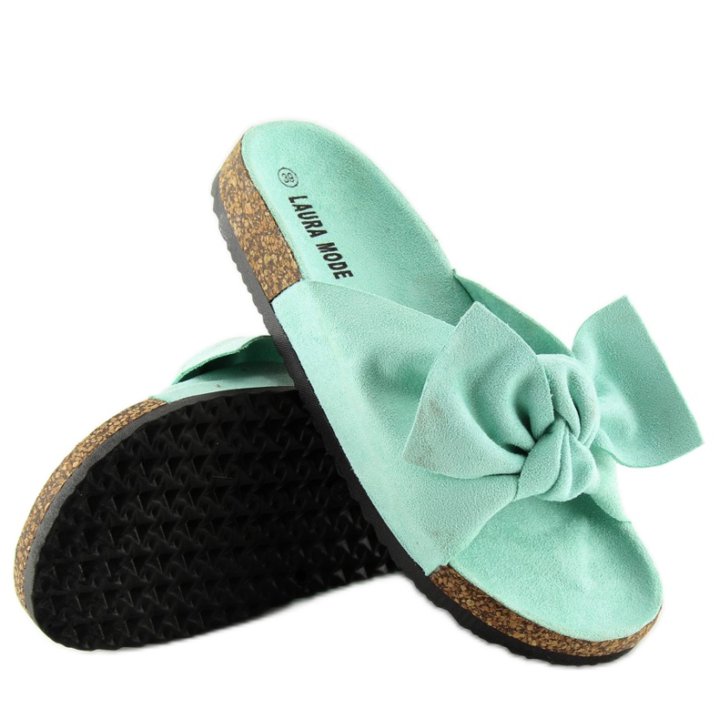 Mint kork hjemmesko LS-90 grønne 1