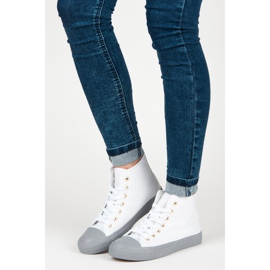 Coura Sneakers over anklen hvid 1