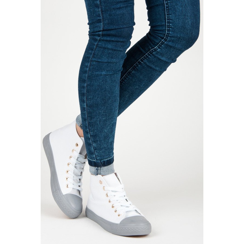Coura Sneakers over anklen hvid 2