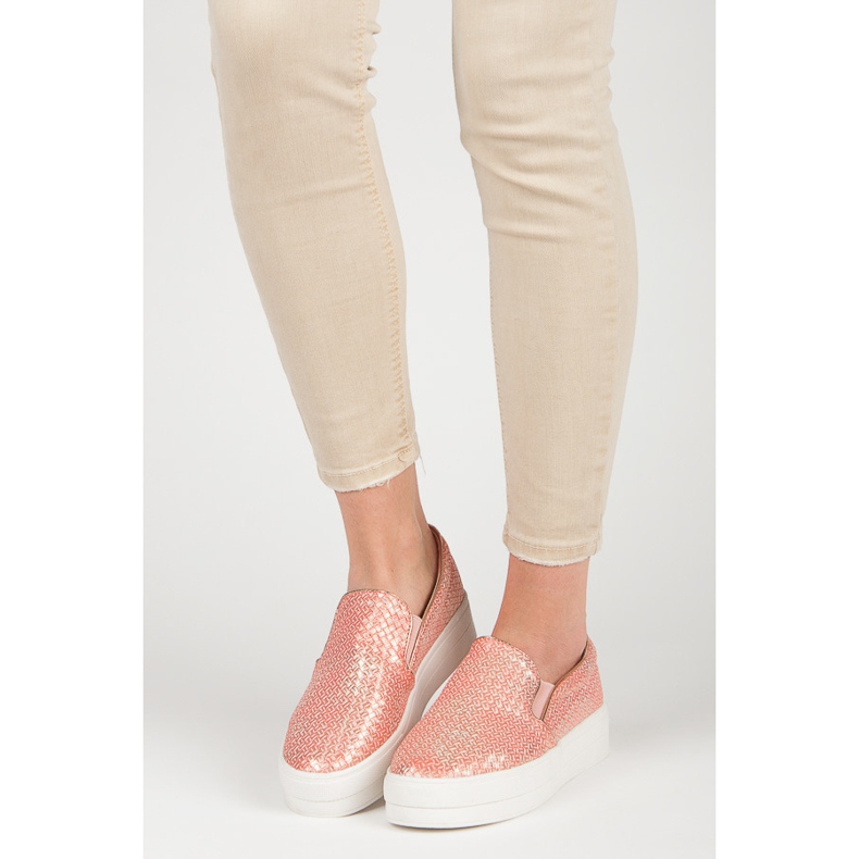 Seastar Sneakers på platformen lyserød 1
