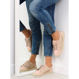Pink espadrilles sneakers B-140 Pink lyserød 2