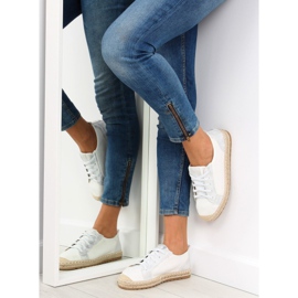 Hvide espadrilles sneakers BB02P Hvide 2