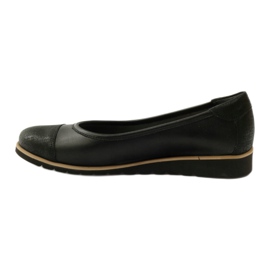 Angello Kvinders læder loafers 1325 sort 2