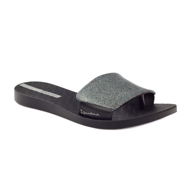 Ipanema pool hjemmesko 26177 sort glitter grå 1