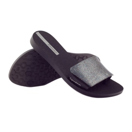 Ipanema pool hjemmesko 26177 sort glitter grå 3