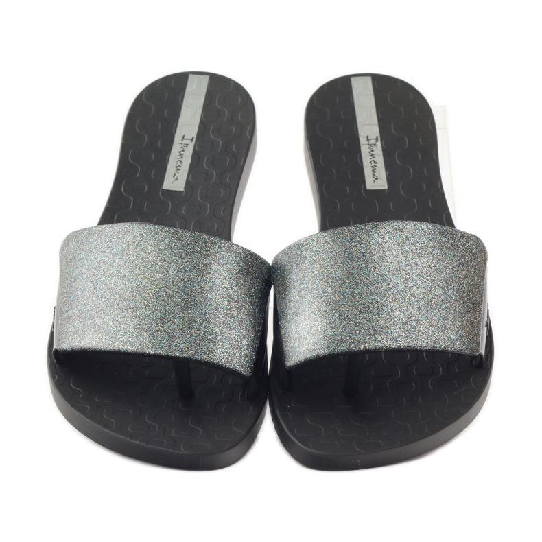 Ipanema pool hjemmesko 26177 sort glitter grå 4