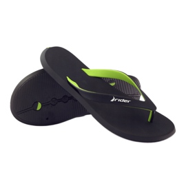 Rider 10594 Sorte swimmingpool hjemmesko grøn 3