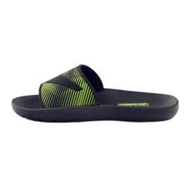 Rider 82325 pool hjemmesko sort grøn 2