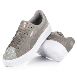 Puma Ruskind Platform Peblle WN`S grå 2