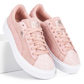 Puma Ruskind Platform Pebble WN`S lyserød 1