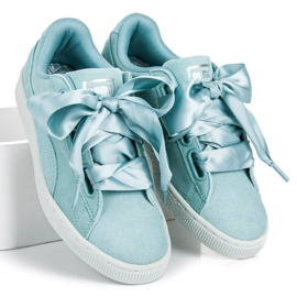 Puma Ruskind Heart Pebble WN`S blå 1