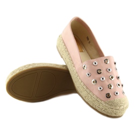 Pink espadriller til kvinder 7680 Pink lyserød 2