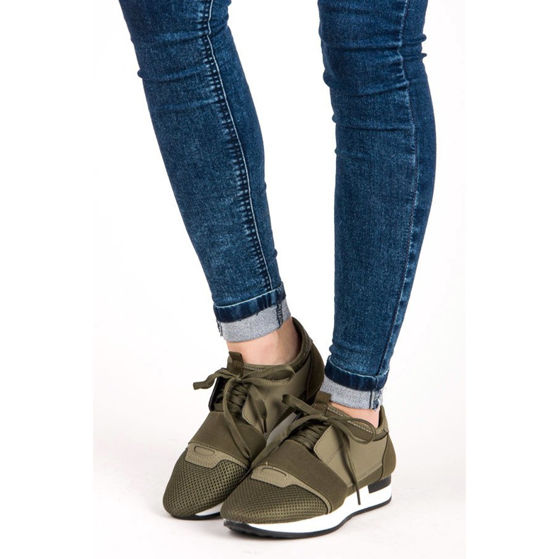 Slip-on sportssko grøn 2