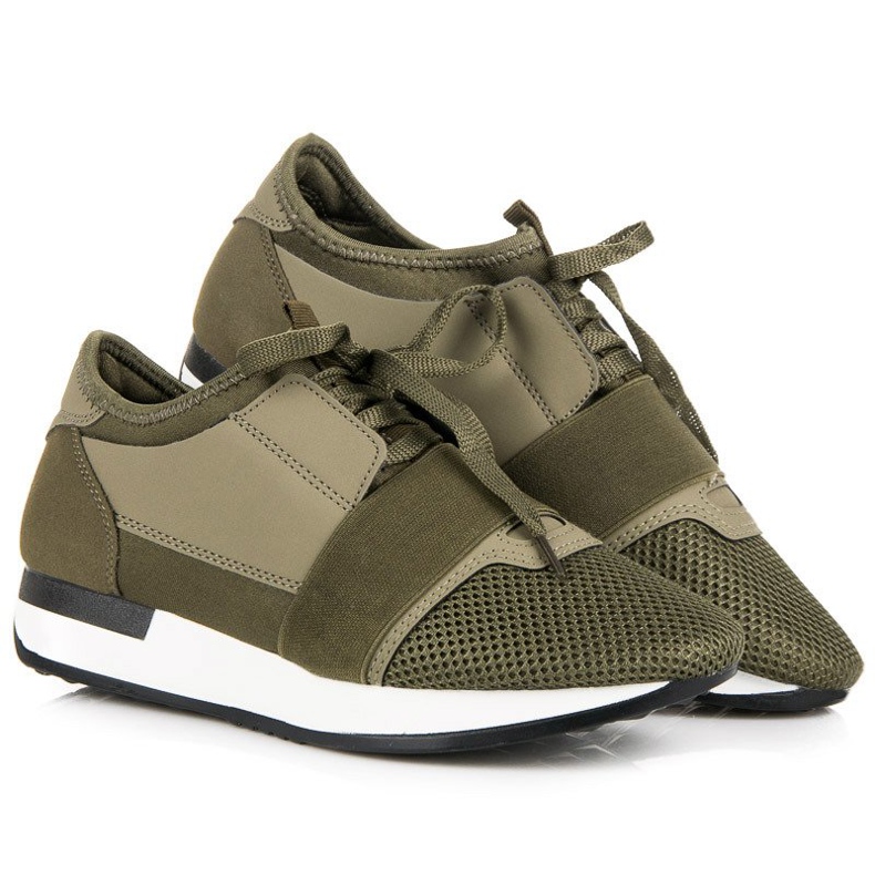 Slip-on sportssko grøn 1