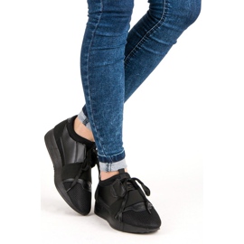 Slip-on sportssko sort 2