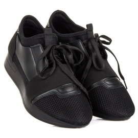 Slip-on sportssko sort 1