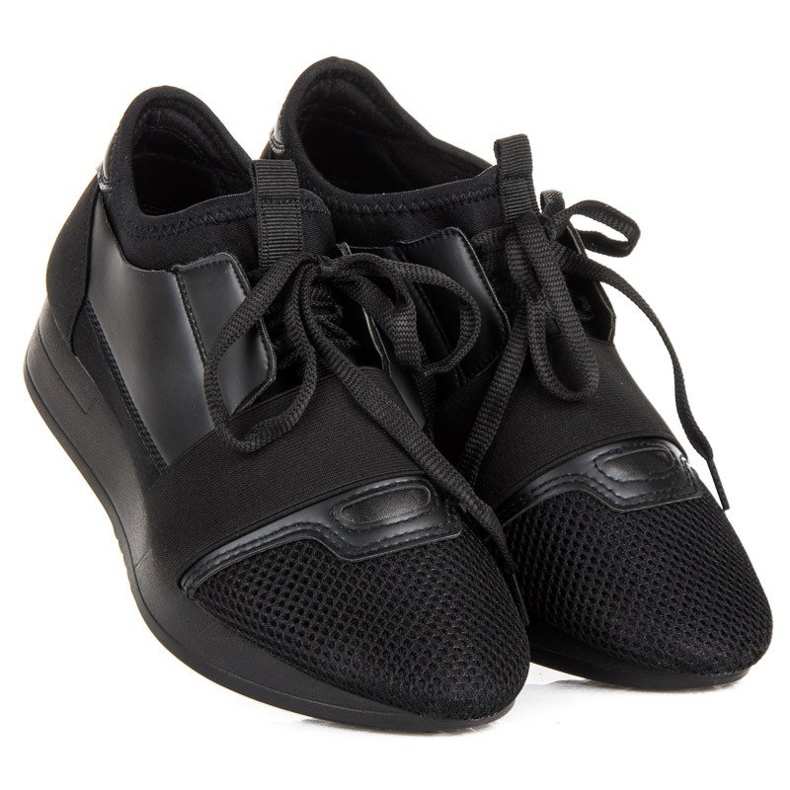 Slip-on sportssko sort 1