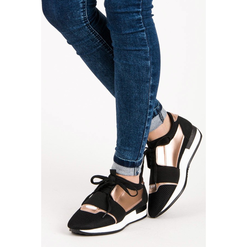 Slip-on sportssko sort 2