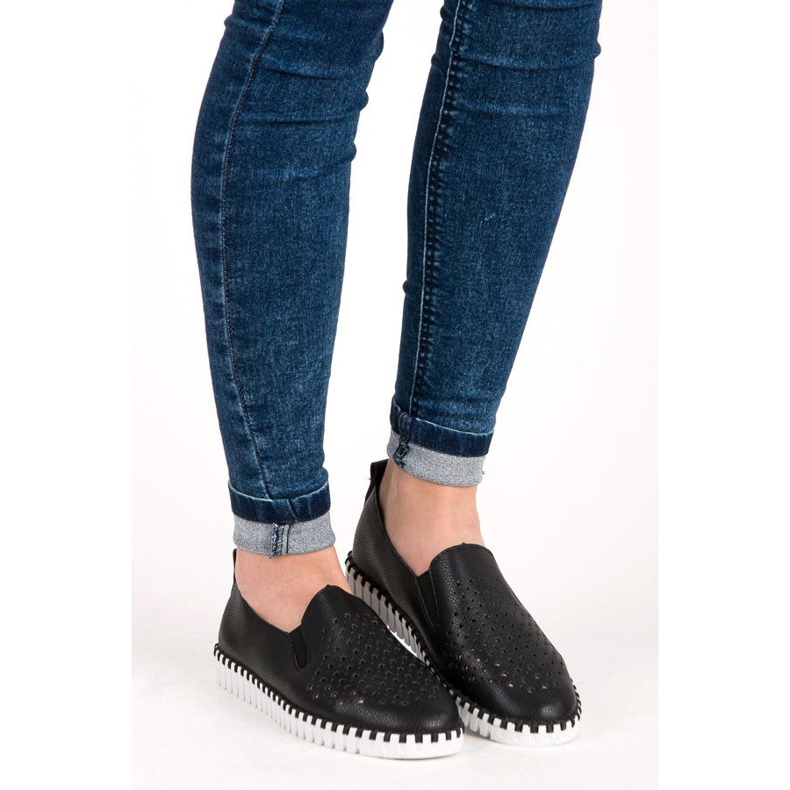 Seastar Openwork Slip On Sneakers sort 2