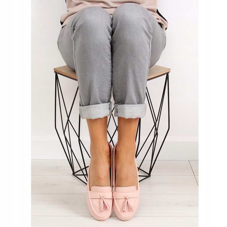 Pink lyserøde loafers til kvinder 3147 Pink 2