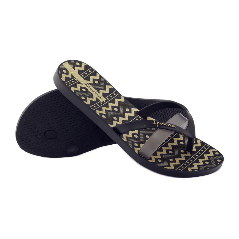Ipanema 82289 fritids damesko sort gul 3