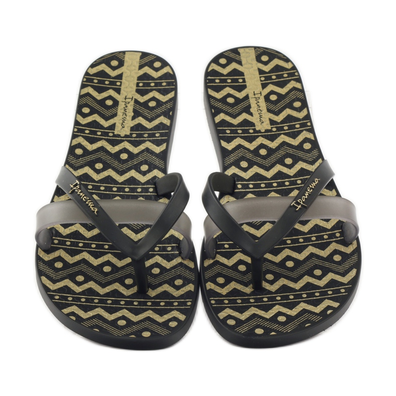 Ipanema 82289 fritids damesko sort gul 4