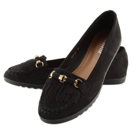 Sorte Dame loafers 680-25 BAL-1 sort 1