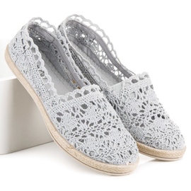 Seastar Grå blonde espadriller 1