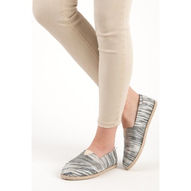 Ribbede espadriller sort 1